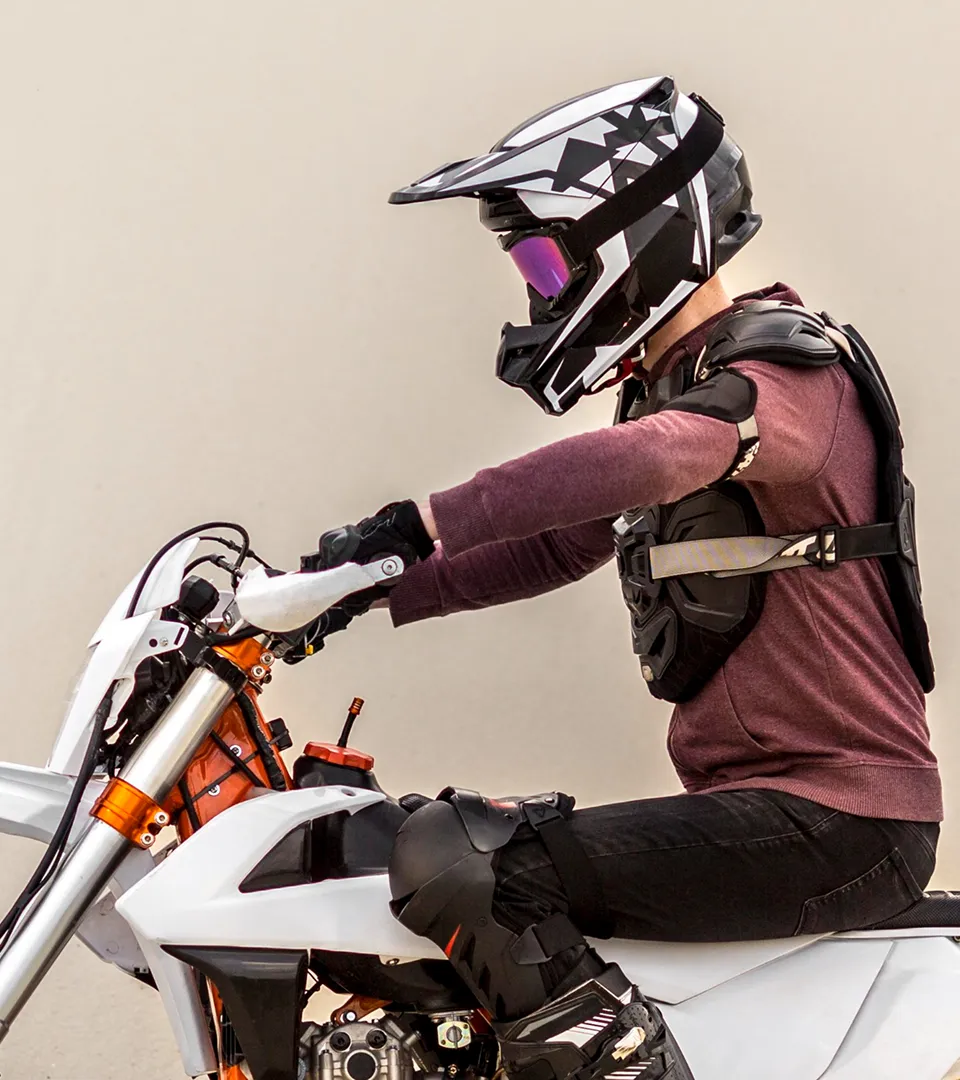 Rodilleras y coderas de protección para motocross